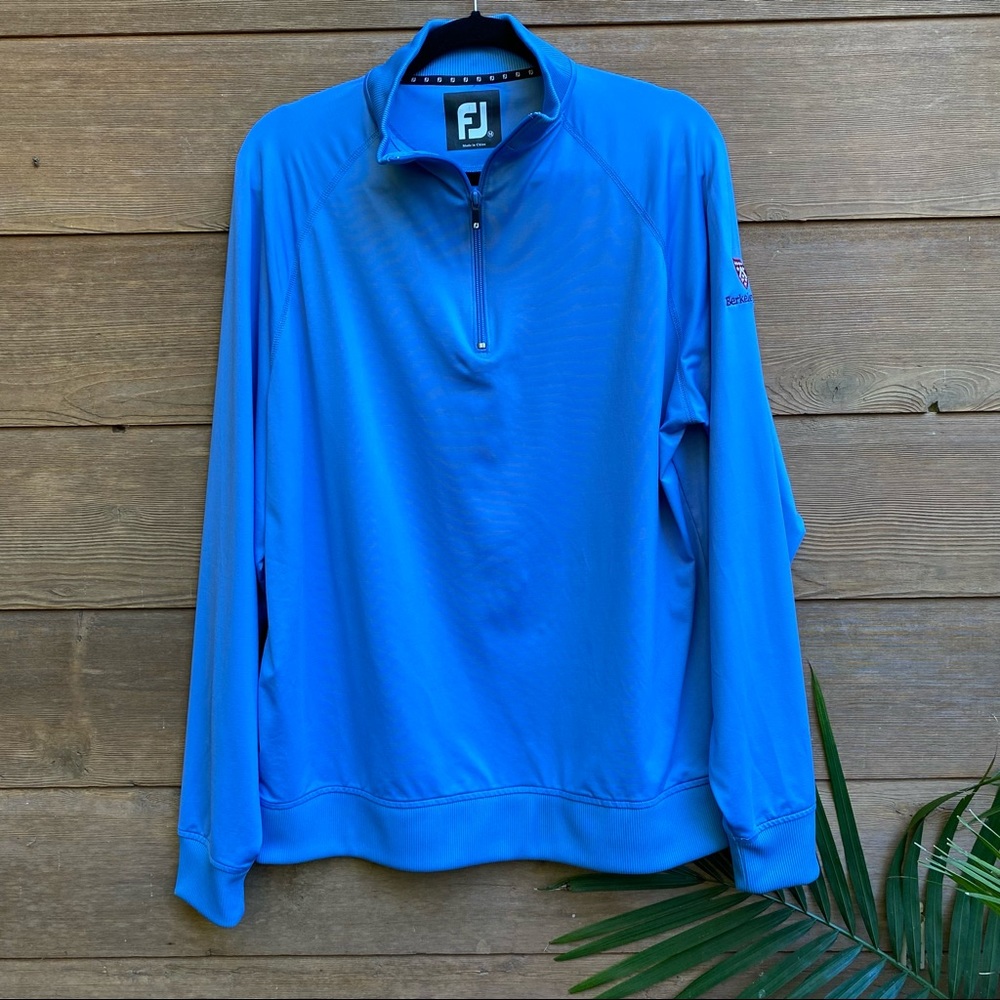 FootJoy Light Blue 1/4 Zip Pullover